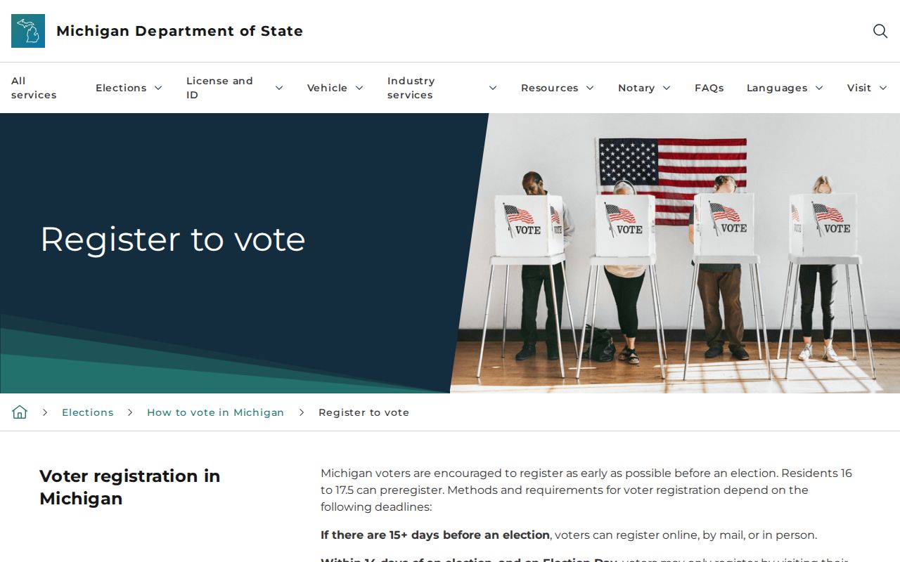 Clinton Township residents directory voter registration information