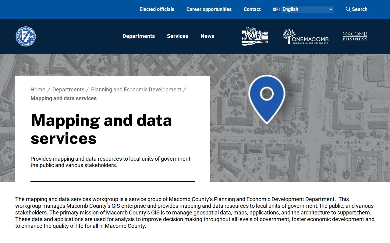 Clinton Township ZIP code directory Macomb County mapping services